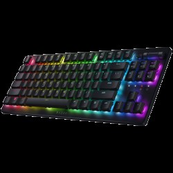Razer DeathStalker V2 Pro Tenkeyless - Linear Optical Switch - US - Black, Gaming Keyboard, Razer™ Low-Profile Optical Switches (Linear),  RGB Chroma, Top-Class Connectivity, Ultra-Long 50-hour Battery Life, Fully programmable keys with on-the-fly macro r