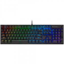 Corsair K60 RGB PRO Mechanical Gaming Keyboard, Backlit RGB LED, CHERRY VIOLA, Black, EAN:0840006626190