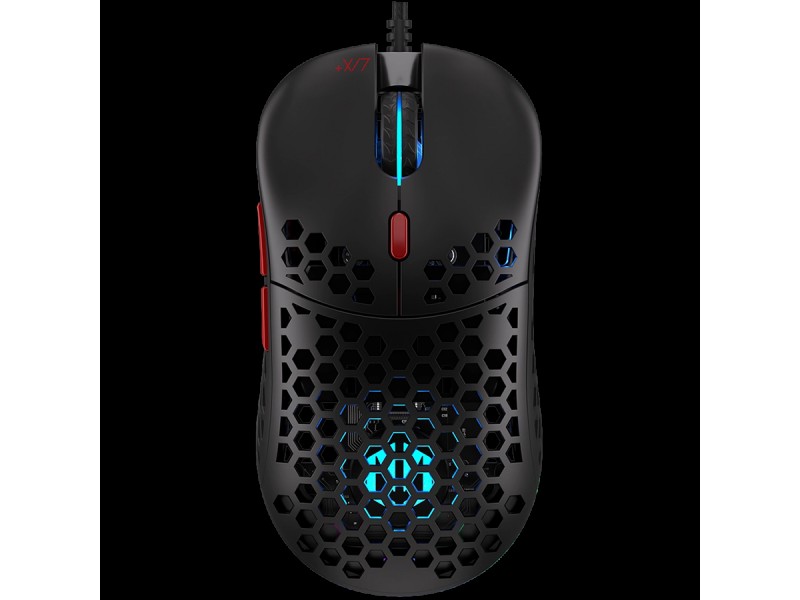 Endorfy LIX Plus Gaming Mouse, PIXART PAW3370 Optical Gaming Sensor, 19000DPI, 59G Lightweight design, KAILH GM 8.0 Switches, 1.8M Paracord Cable, PTFE Skates, ARGB lights, 2 Year Warranty