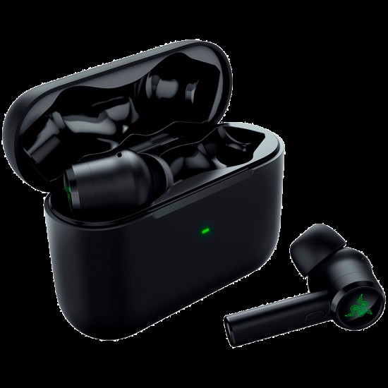 Razer Hammerhead True Wireless Pro, THX Certified true wireless earbuds, Advanced hybrid active noise cancellation (ANC), 10mm Drivers, Comply™ foam tips, 60ms Low Latency, Touch Controls, Up to 20 hours of battery life