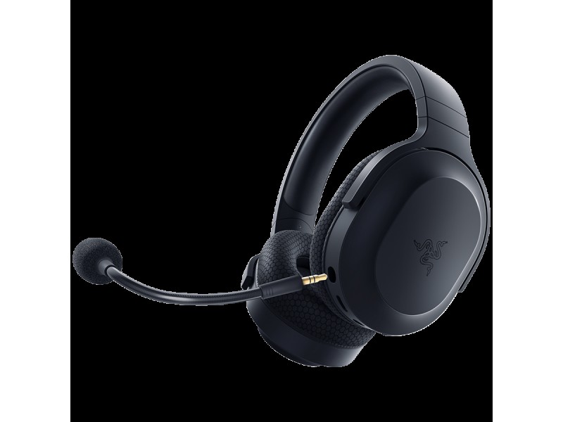 Razer Barracuda X Black Wireless Multi-platform Gaming and Mobile Headset, Razer TriForce 40mm Drivers, Detachable HyperClear Cardioid Mic, Ultra-soft FlowKnit mem foam, 7.1 audio, 50hrs, Dual Wireless, Type-C, Compatible PC, PlaySt, MD, Android, iOs