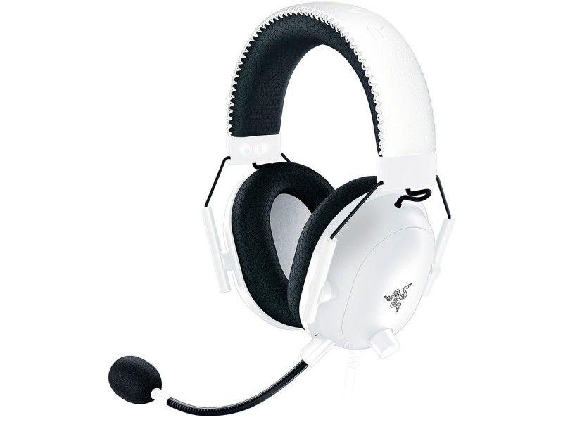 Razer BlackShark V2 X - White, 12 Hz – 28 KHz Frequency Response, 32 Ω (1 kHz) Impedance, Razer TriForce Driver, Breathable memory foam, Advanced passive noise cancellation, Analog 3.5 mm Connection, 100 Hz – 10 kHz Microphone Frequency, 1.3 m