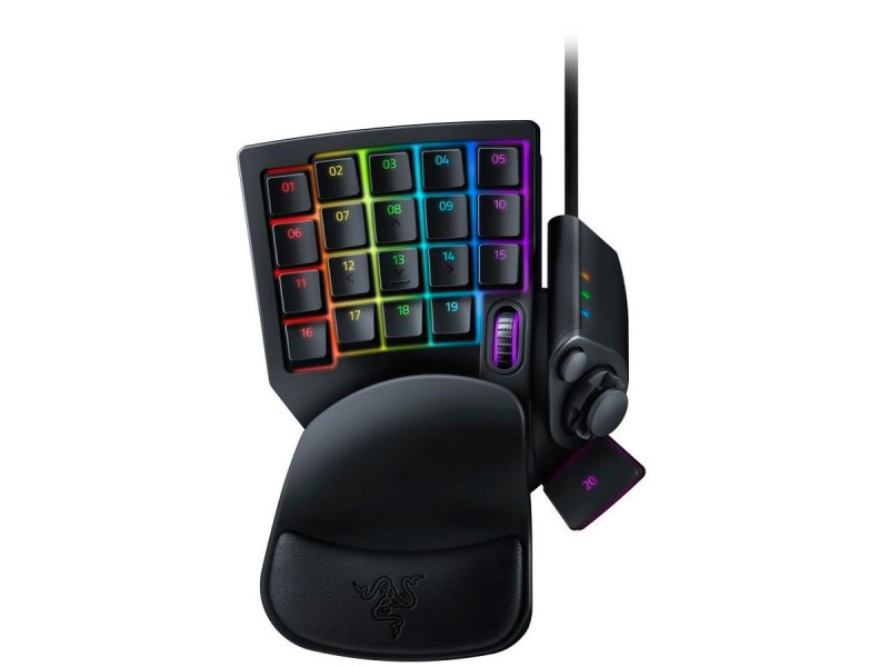 Razer Tartarus V2, Mecha-Membrane Technology, 32 fully programmable keys, Unlimited macro lengths, 1000Hz Ultrapolling, Ergonomic palm rest, Razer Chroma, Full anti-ghosting