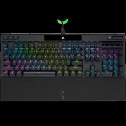 Corsair K70 RGB PRO Optical-Mechanical Gaming Keyboard, Backlit RGB LED, CORSAIR OPX, Black, Black PBT Keycaps, EAN:0840006660163