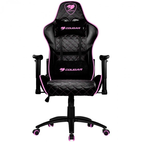 COUGAR Armor One EVA, Gaming Chair, Diamond Check Pattern Design, Breathable PVC Leather, Class 4 Gas Lift Cylinder, Full Steel Frame, 2D Adjustable Arm Rest, 180º Reclining, Adjustable Tilting Resistance