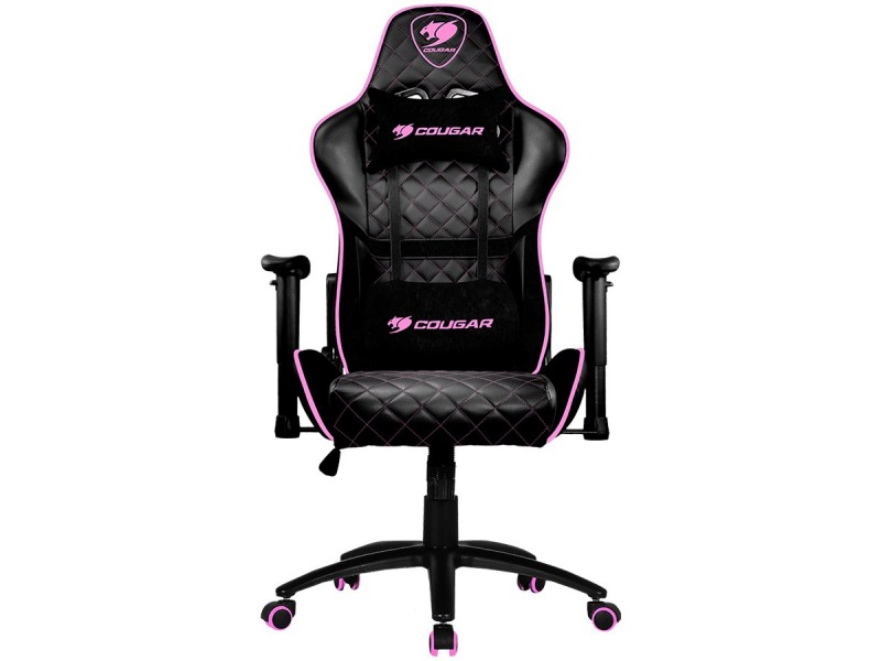 COUGAR Armor One EVA, Gaming Chair, Diamond Check Pattern Design, Breathable PVC Leather, Class 4 Gas Lift Cylinder, Full Steel Frame, 2D Adjustable Arm Rest, 180º Reclining, Adjustable Tilting Resistance