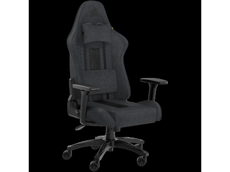 CORSAIR TC100 RELAXED Gaming Chair, Fabric - Grey and Black