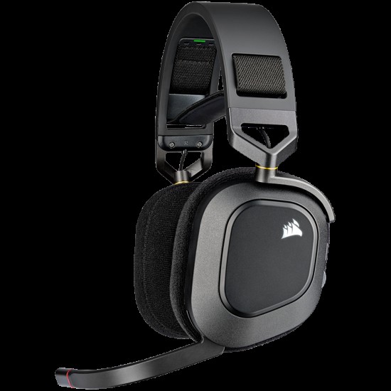 Corsair HS80 RGB Wireless Headset, Carbon - EU, EAN:0840006625940