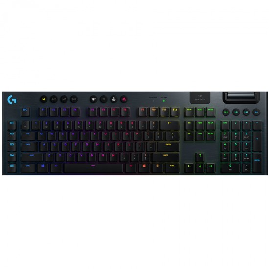 LOGITECH G915 LIGHTSPEED Wireless Mechanical Gaming Keyboard - CARBON - US INT L - TACTILE