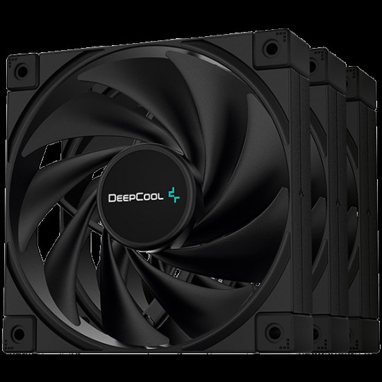 DeepCool FK120-3 IN 1 High-Performance 120mm PWM fan, Silent efficiency designed for demanding CPU or radiator cooling, Fluid Dynamic Bearing, 500~1850 RPM±10%, 4-pin PWM, 3y R-FK120-BKNPF3-G-1
