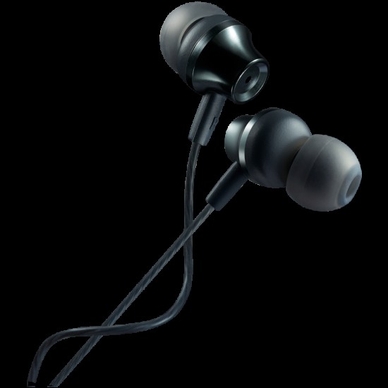CANYON Stereo earphones with microphone, metallic shell, 1.2M, dark gray CANYON Stereo earphones with microphone, metallic shell, 1.2M, dark gray