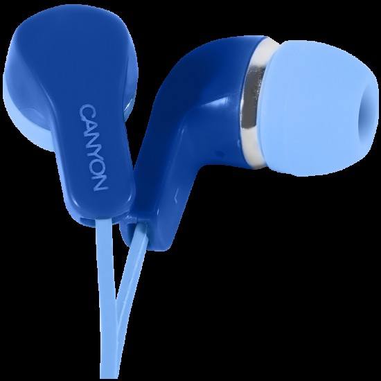 CANYON Stereo Earphones with inline microphone, Blue CANYON Stereo Earphones with inline microphone, Blue