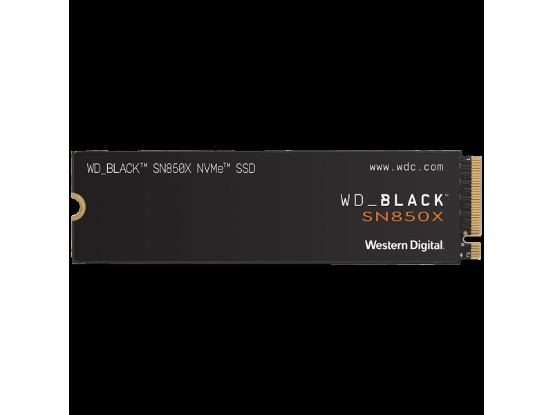 SSD WD Black SN850X 1TB M.2 2280 PCIe Gen4 x4 NVMe, Read/Write: 7300/6300 MBps, IOPS 800K/1100K, TBW: 600