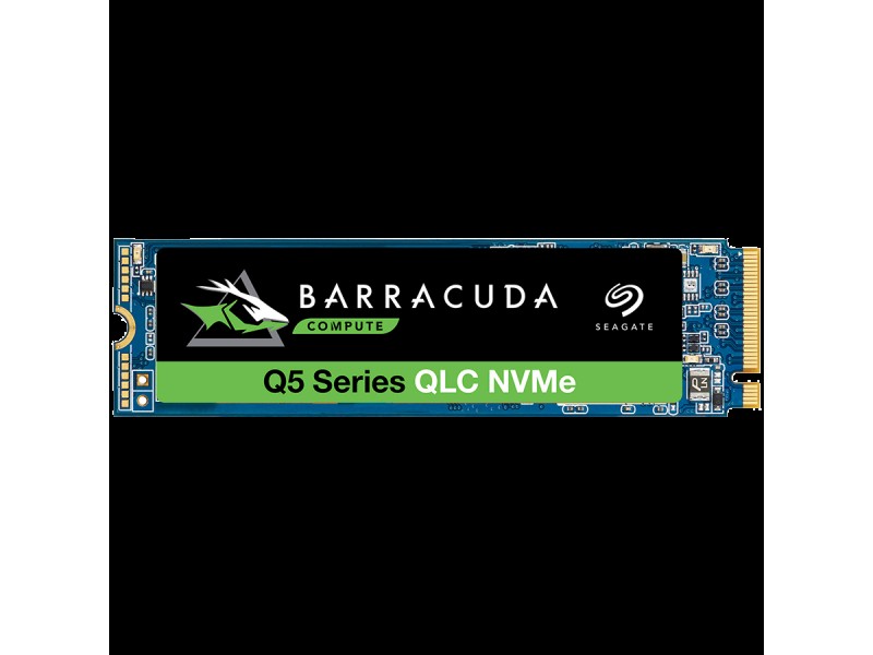 Seagate BarraCuda Q5, 1TB SSD, M.2 2280-S2 PCIe 3.0 NVMe, Read/Write: 2,400 / 1,700 MB/s, EAN: 8719706027724