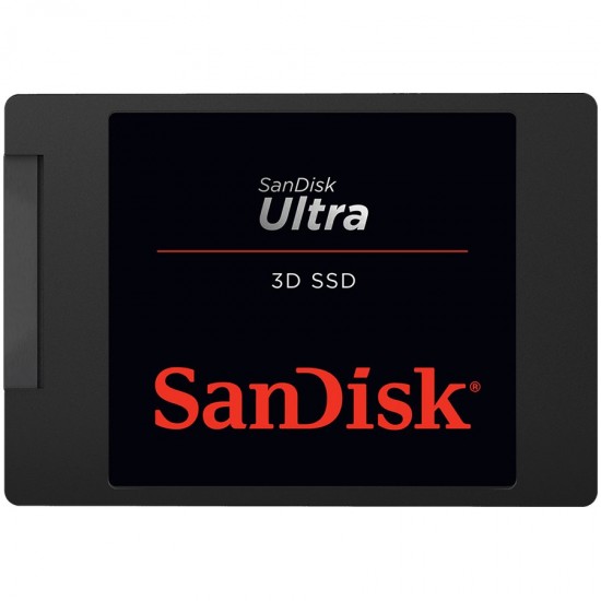 SanDisk Ultra 3D SSD 250GB - 2.5” SATA SSD, Up to 550MB/s Read / 525MB/s Write, EAN: 619659155438