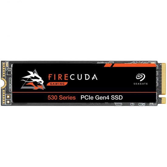 Seagate® FireCuda™ 530, 1TB SSD, M.2 2280-D2 PCIe 4.0 NVMe, Read/Write: 7,300 / 6,000 MB/s, EAN: 8719706420426