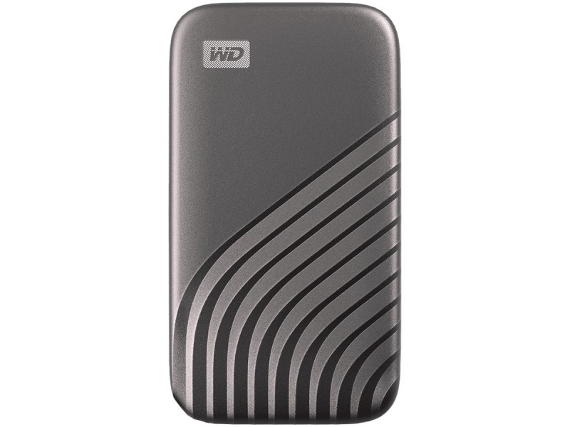 WD 2TB My Passport SSD - Portable SSD, up to 1050MB/s Read and 1000MB/s Write Speeds, USB 3.2 Gen 2 - Space Gray, EAN: 619659184049