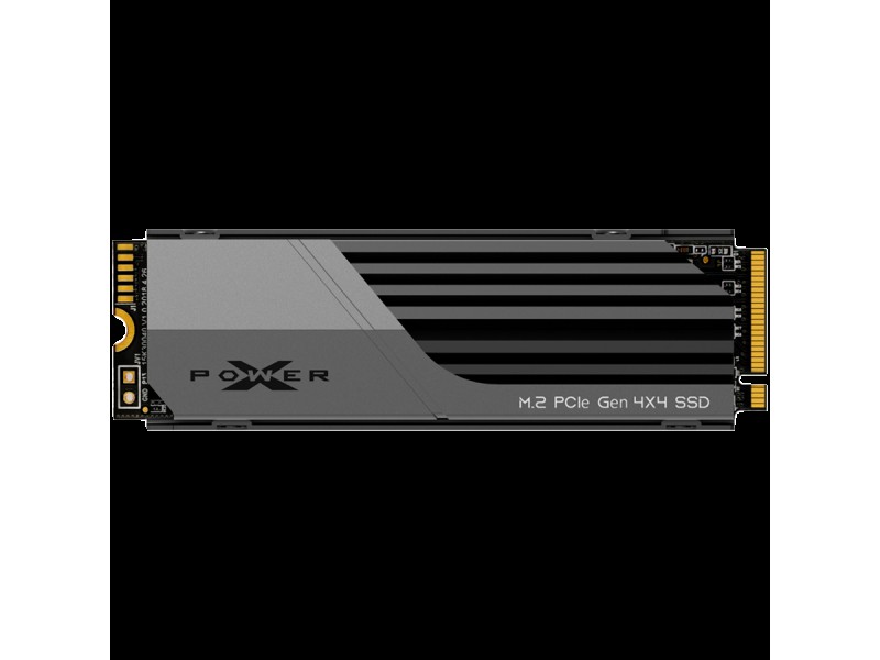 Silicon Power XS70 1TB SSD PCIe Gen 4x4 PCIe Gen4x4 & NVMe 1.4, DRAM Cache, 3DNAND,  Heatsink (10.8mm), PS5 Comp. 7300/6800MB/s, EAN: 4713436146322