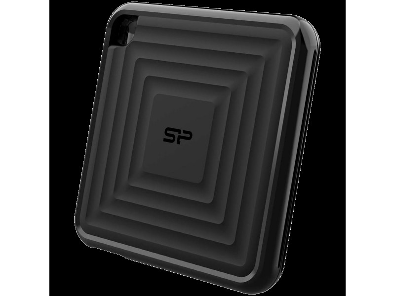 Silicon Power PC60 1TB Portable SSD SATAIII USB 3.2 Gen2 (Type-C) Portable SSD, R/W: up to 540MB/s; 500MB/s, Black, EAN: 4713436149965