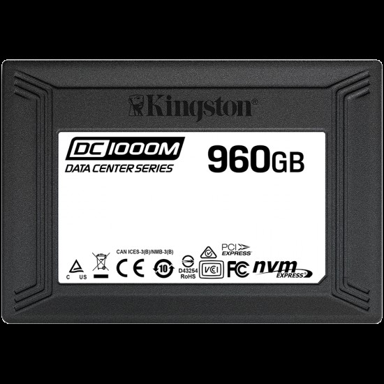 Kingston 960GB DC1000M U.2 Enterprise NVMe SSD EAN: 740617305913