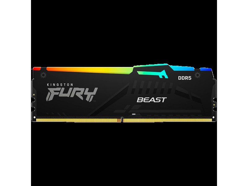 Kingston 32GB 6000MT/s DDR5 CL30 DIMM (Kit of 2) FURY Beast RGB EXPO, EAN: 740617342895