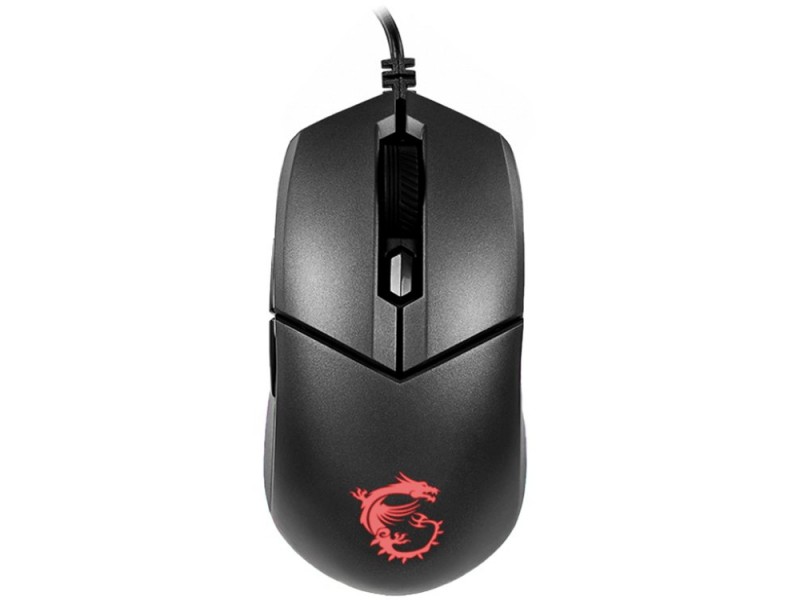 MSI CLUTCH GM11 Gaming Mouse, 89g (without cable), PixArt PMW-3325 Optical Sensor - 5000 DPI, RGB, OMRON Swtiches Rated for 10 Million Clicks, DPI Switch, 6 Programmable Buttons