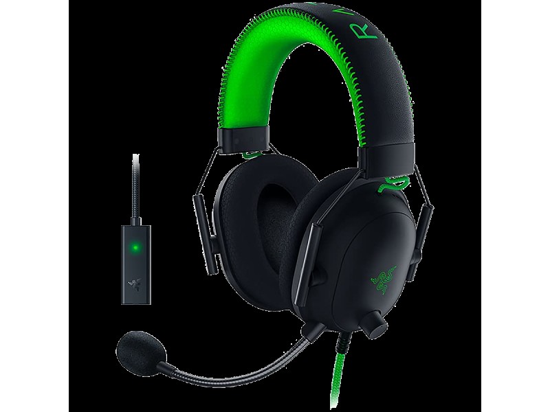 Razer BlackShark V2 - Wired Gaming Headset + USB Sound Card - SE - World Packaging