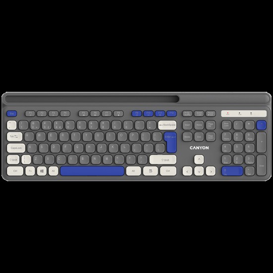 CANYON keyboard HKB-W03 AAA Wireless Grey CANYON keyboard HKB-W03 AAA Wireless Grey