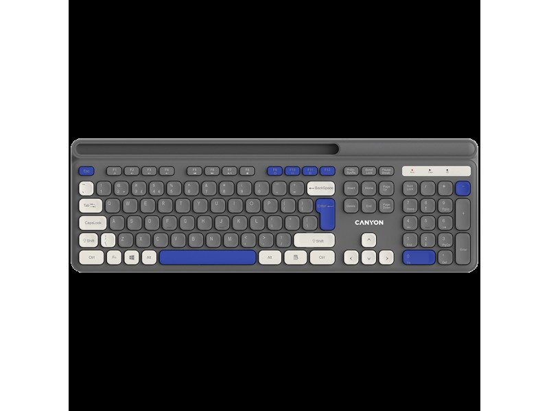 CANYON keyboard HKB-W03 AAA Wireless Grey