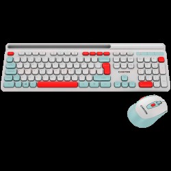 CANYON HSET-W5 Keyboard+Mouse AAA+AA Wireless White