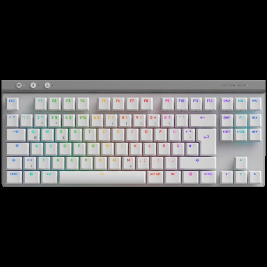 LOGITECH G515 LIGHTSPEED TKL - WHITE - US INT L - 2.4GHZ/BT- EMEA28i-935 - TACTILE