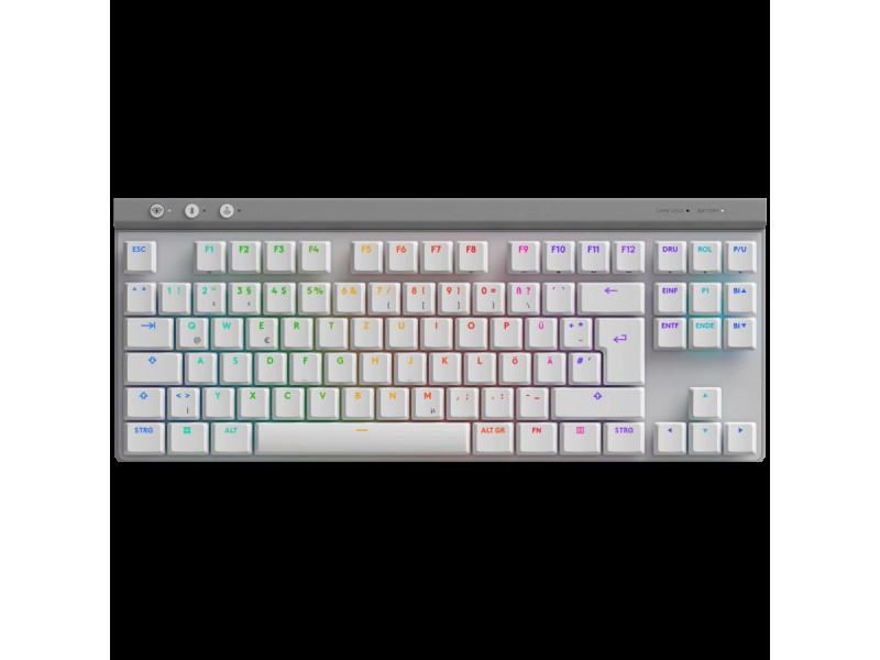 LOGITECH G515 LIGHTSPEED TKL - WHITE - US INT L - 2.4GHZ/BT- EMEA28i-935 - TACTILE