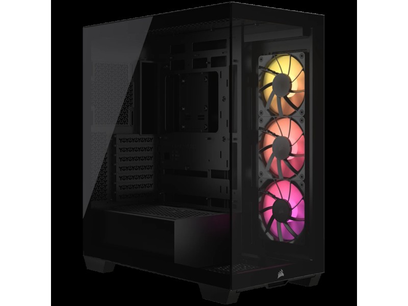 Corsair 3500X ARGB Tempered Glass Mid-Tower, Black, EAN: 0840006686057