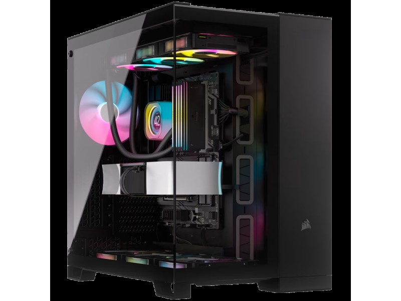 Corsair 6500X Tempered Glass Mid-Tower, Black, EAN: 0840006664697
