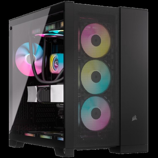 Corsair 6500D Airflow Tempered Glass Mid-Tower, Black, EAN:0840006664710
