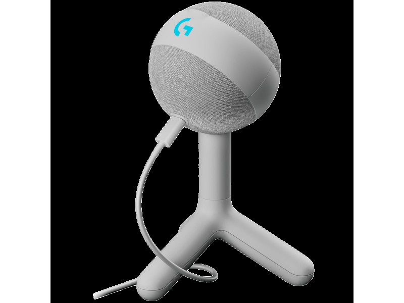 LOGITECH Yeti Orb RGB Gaming Mic with LIGHTSYNC - OFF WHITE - USB