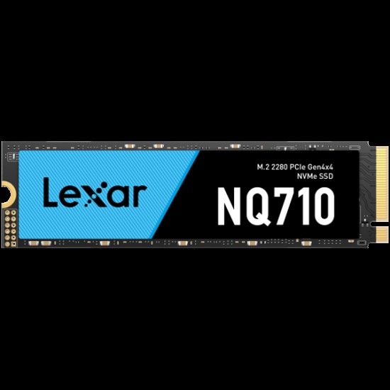 Lexar 2TB High Speed PCIe Gen 4X4 M.2 NVMe, up to 5000 MB/s read and 4000 MB/s write, EAN: 843367132300