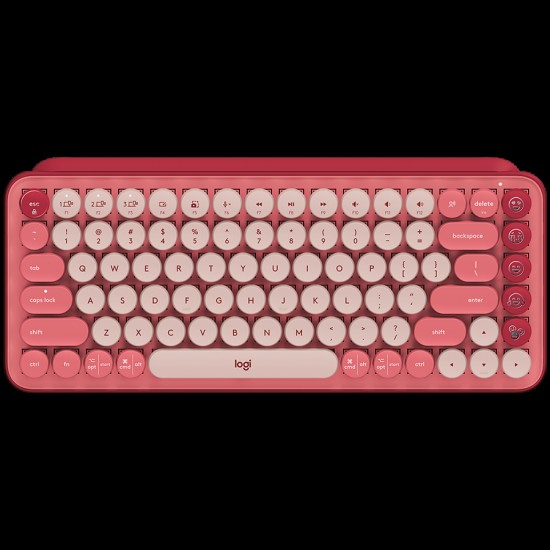 LOGITECH POP ICON KEYS - ROSE - US INT L - BT - INTNL-973 LOGITECH POP ICON KEYS - ROSE - US INT L - BT - INTNL-973