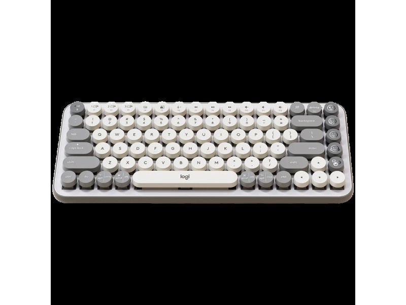 LOGITECH POP ICON KEYS - OFF WHITE - US INT L - BT  - INTNL-973