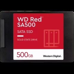 WD SSD Red 500GB 2.5 SATA 6Gb/s, Read/Write: 560 / 530 MB/s, Random Read/Write IOPS 95K/85K, TBW 350