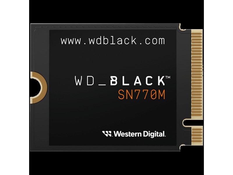 SSD WD Black SN770M 2TB M.2 2230 PCIe Gen4 x4 NVMe, Read/Write: 5150/4850 MBps, IOPS 650K/800K, TBW: 1200