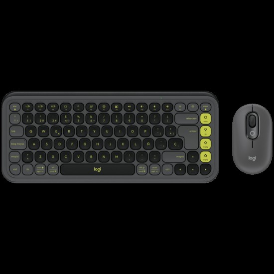 LOGITECH POP ICON COMBO - GRAPHITE - US INT L - BT - INTNL-973 LOGITECH POP ICON COMBO - GRAPHITE - US INT L - BT - INTNL-973