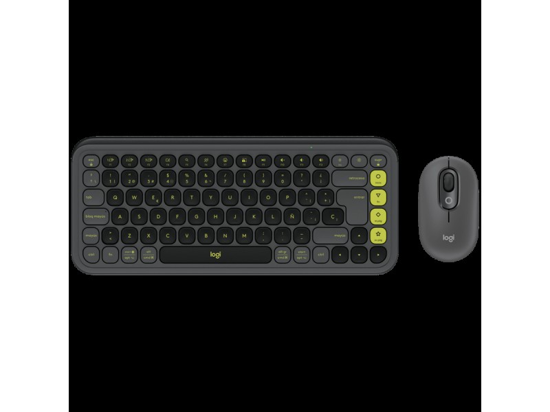 LOGITECH POP ICON COMBO - GRAPHITE - US INT L - BT  - INTNL-973