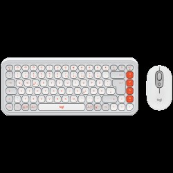 LOGITECH POP ICON COMBO - OFF WHITE - US INT L - BT  - INTNL-973