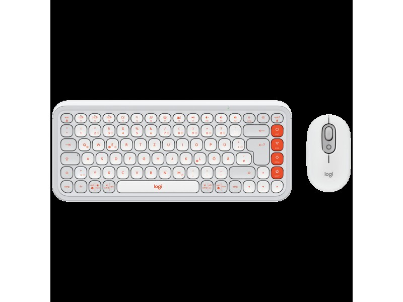 LOGITECH POP ICON COMBO - OFF WHITE - US INT L - BT  - INTNL-973