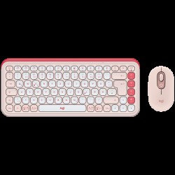 LOGITECH POP ICON COMBO - ROSE - US INT L - BT  - INTNL-973