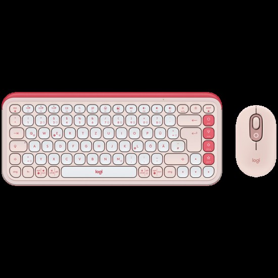 LOGITECH POP ICON COMBO - ROSE - US INT L - BT - INTNL-973 LOGITECH POP ICON COMBO - ROSE - US INT L - BT - INTNL-973