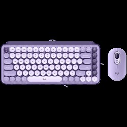 LOGITECH POP ICON COMBO - LILAC - US INT L - BT  - INTNL-973