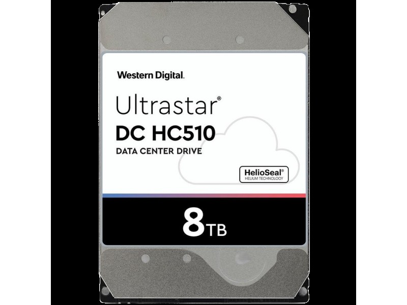 Western Digital Ultrastar DC HDD Server HE10 (3.5’’, 8TB, 256MB, 7200 RPM, SATA 6Gb/s, 512E SE) SKU: 0F27612/0F27457