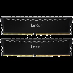Lexar 2x8GB THOR DDR4 3600 UDIMM XMP Memory with Black heatsink. Dual pack